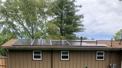 Howard Residence 6.4KW Solar Array Photo