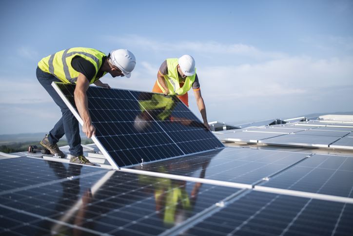 solar panel installation